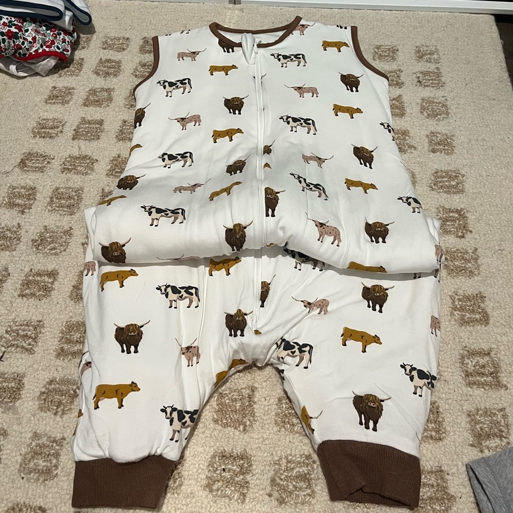 NWOT Kyte Baby Sleep Bag Walker in Moo 1.0
